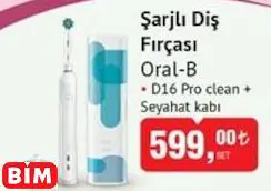 ORAL-B ŞARJLI DİŞ FIRÇASI
